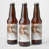 Moderne Foto & wat telt het meest positieve citaat Bier Etiket (Flessen)