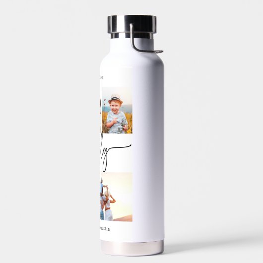 Moderne foto waterfles (Links)