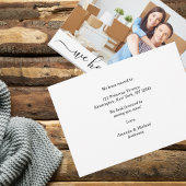 Moderne foto We hebben een nieuw adres verplaatst Aankondiging