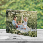 Moderne foto We houden van je mam Block