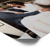 Moderne  foto-weduwschap Welkom Poster (Hoek)