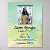 Moderne foto-werknemer van de maandprijs poster (Voorkant)
