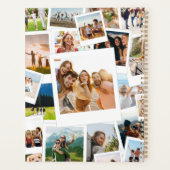 Moderne Fotoalbum Foto Collage Planner (Achterkant)