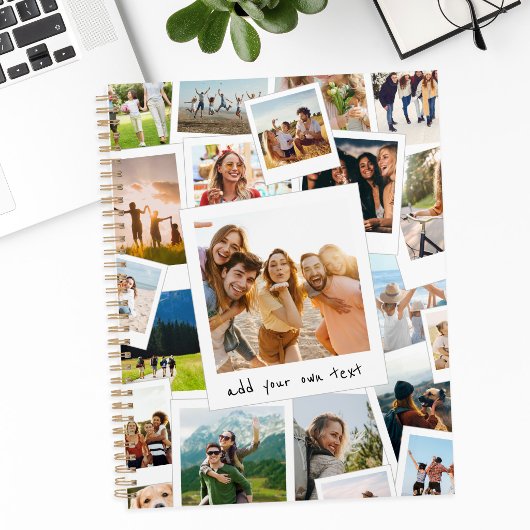 Moderne Fotoalbum Foto Collage Planner