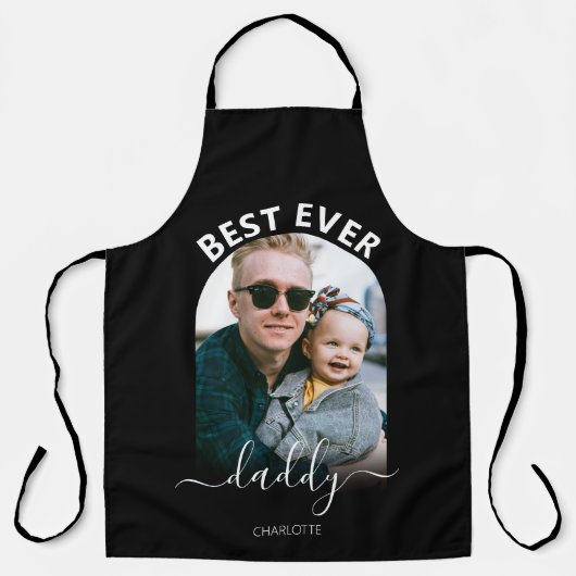 Moderne fotoArch | Best Ever Dad Apron Schort (Voorkant)