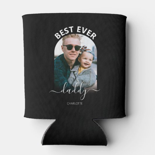 Moderne fotoArch | Beste vader ooit Blikjeskoeler (Achterkant)