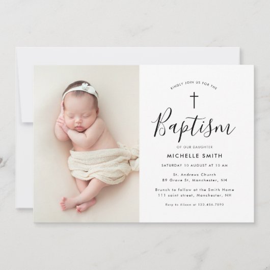 moderne fotobaptisme - uitnodiging (Voorkant)