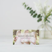 Moderne fotobedekking | Visitekaartje fotografie (Staand voorkant)