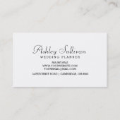 Moderne fotobedekking | Visitekaartje voor weddens (Achterkant)