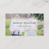 Moderne fotobedekking | Visitekaartje voor weddens (Voorkant)