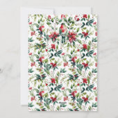 Moderne Fotoboogkrans Vrolijk Kerstfeest Feestdagenkaart (Achterkant)