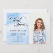 Moderne fotobruid is op cloud negen Vrijgezellenfe Kaart (Voorkant)