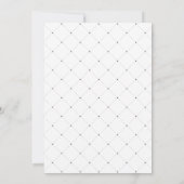 Moderne fotobruiloft sparen de datum save the date (Achterkant)