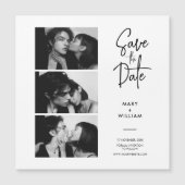 Moderne fotocabine bespaart de datum bruiloft magn (Voorkant)