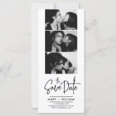 Moderne fotocabine bruiloft opslaan van de datum u (Voorkant)