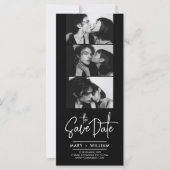 Moderne fotocabine bruiloft opslaan van de datum u (Voorkant)