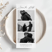 Moderne fotocabine Minimale fotostrip Save The Date
