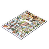 Moderne fotocollage 31 Afbeelding familie Notitieboek (Linkerzijde)