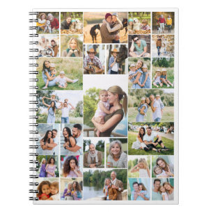 Moderne fotocollage 31 Afbeelding familie Notitieboek