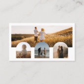 Moderne Fotocollage 5 Arch Foto's Fotograaf Visitekaartje (Achterkant)