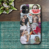 Moderne Fotocollage 6 Afbeelding iPhone Case