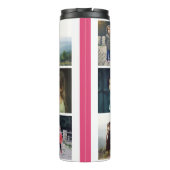 Moderne fotocollage beste oma ooit cadeau thermosbeker (Achterkant)