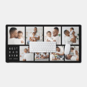 Moderne Fotocollage Beste Papa Ooit Bureaumat (Keyboard & Muis)