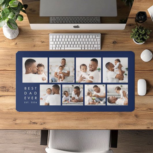 Moderne Fotocollage Beste Papa Ooit Bureaumat