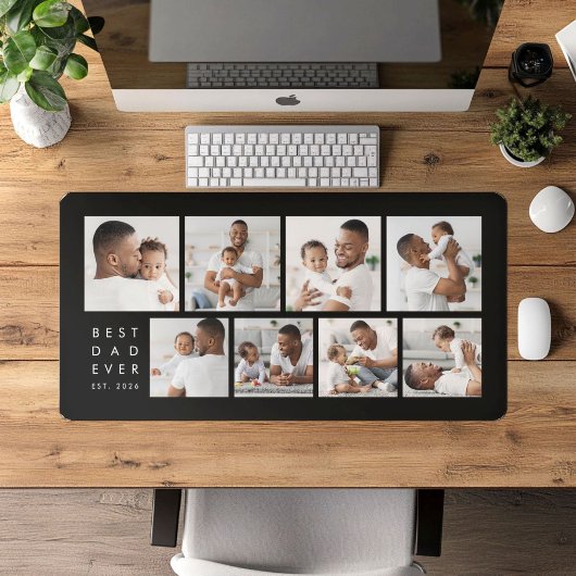 Moderne Fotocollage Beste Papa Ooit Bureaumat