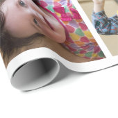 Moderne fotocollage  | Beste papa ooit Cadeaupapier (Rol Hoek)