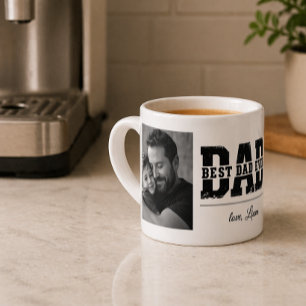 Moderne Fotocollage  Beste Papa Ooit Espressiebeke Espresso Kop
