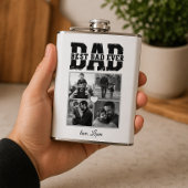 Moderne Fotocollage Beste Papa Ooit - Fles Heupfles