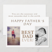 Moderne Fotocollage Beste Papa Ooit Vaderdag Ca
