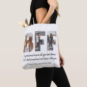 Moderne Fotocollage BFF Beste Vriend Besties Chic Tote Bag (Dichtbij)