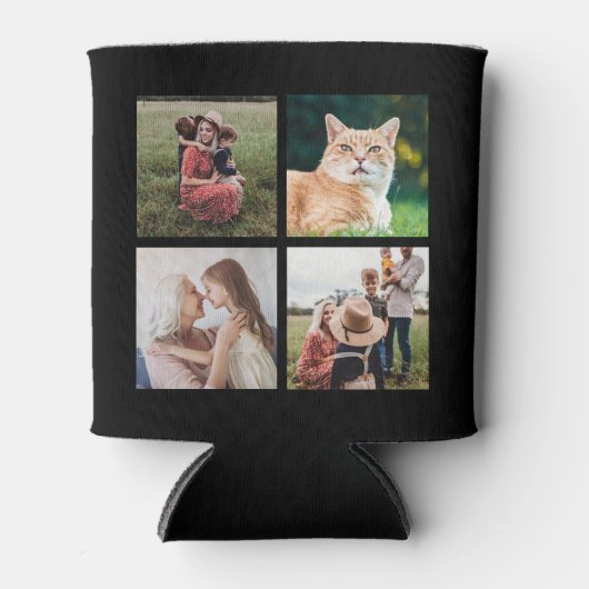 Moderne fotocollage blikjeskoeler (Voorkant)