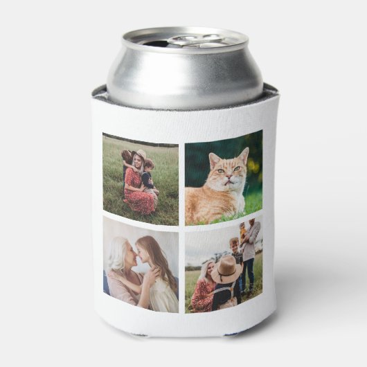 Moderne fotocollage blikjeskoeler (Blikje Voorkant)