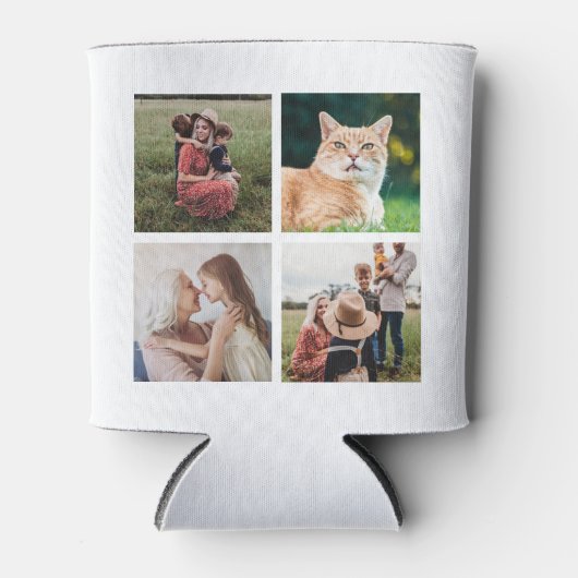 Moderne fotocollage blikjeskoeler (Voorkant)