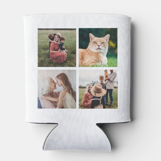 Moderne fotocollage blikjeskoeler (Achterkant)