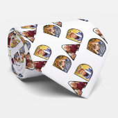 Moderne fotocollage Dad Vaderdag Stropdas (Opgerold)