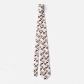 Moderne fotocollage Dad Vaderdag Stropdas (Achterkant)