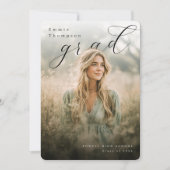 Moderne fotocollage eindexamenfeest kaart (Voorkant)