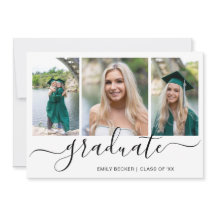 Moderne fotocollage Elegant Afstuderen