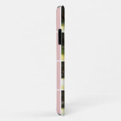 Moderne fotocollage en zwart monogram roze Case-Mate iPhone case (Achterkant/rechts)