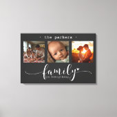 Moderne fotocollage familie is alles canvas afdruk (Voorkant)