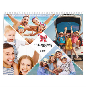 Moderne Fotocollage Familie Jaar Maak Je Eigen Kalender