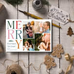 Moderne fotocollage familie kerstvakantie feestdagenkaart<br><div class="desc">Onze Modern Photo Collage Family Holiday Christmas Wenskaart is de perfecte manier om de vreugde en warmte van het seizoen te delen met uw geliefden! Deze levendige en feestelijke kaart is ontworpen om de essentie van saamhorigheid en viering vast te leggen, waardoor het een ideale keuze is voor het verspreiden...</div>