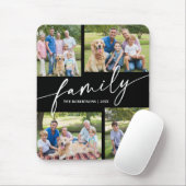 Moderne Fotocollage Familie Script Erfstuk Muismat (Met muis)