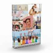 Moderne fotocollage Gelukkige verlate verjaardagsk Fotoblokken (Links)