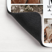 Moderne Fotocollage Gepersonaliseerde Monogram Gif Muismat (Hoek)