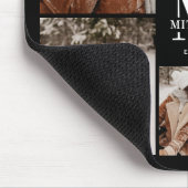 Moderne Fotocollage Gepersonaliseerde Monogram Gif Muismat (Hoek)